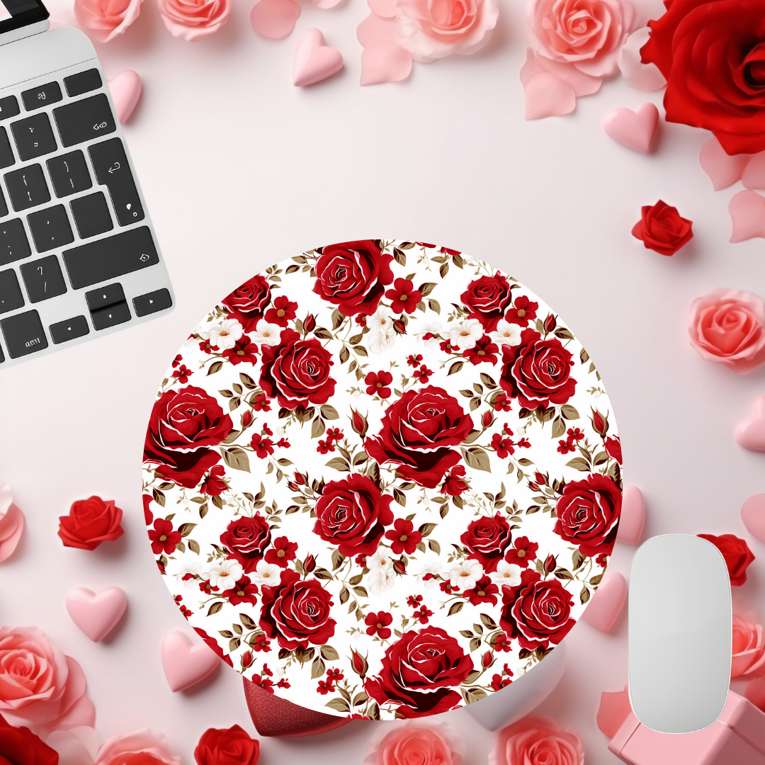 Red Roses Mouse Pad