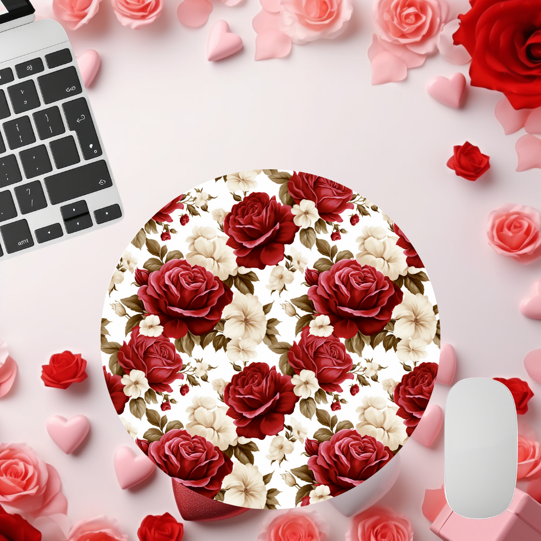 Red Roses Mouse Pad