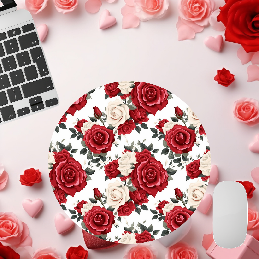 Red Roses Mouse Pad