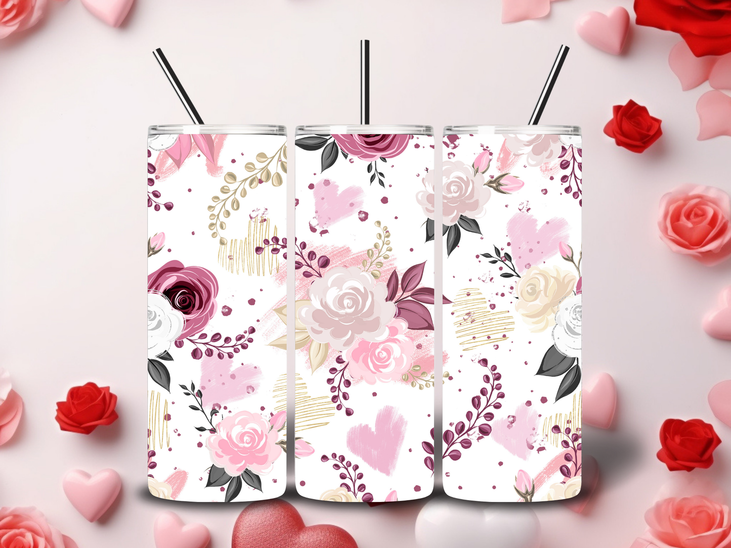 Cute Valentine Tumblers