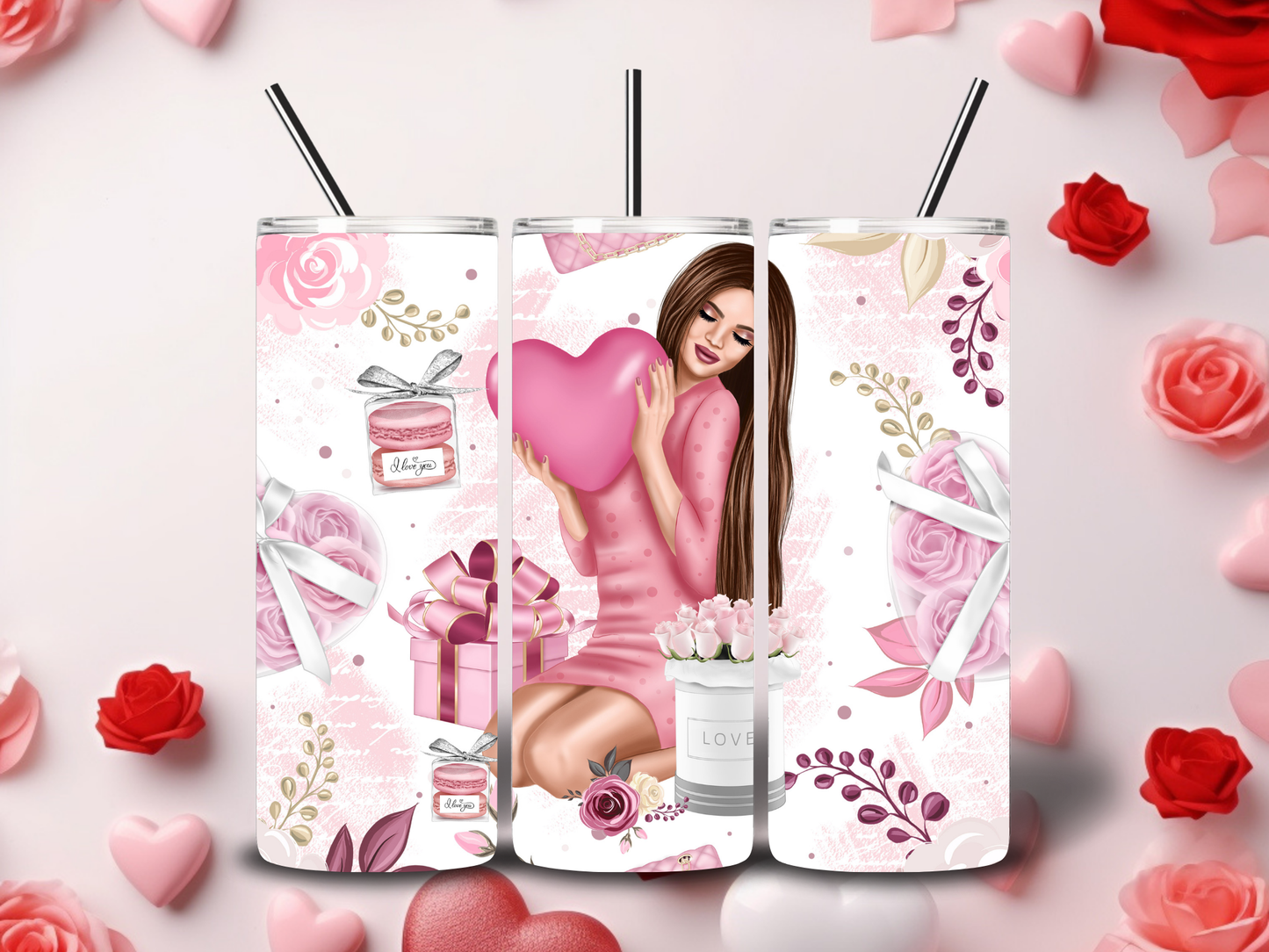 Cute Valentine Tumblers