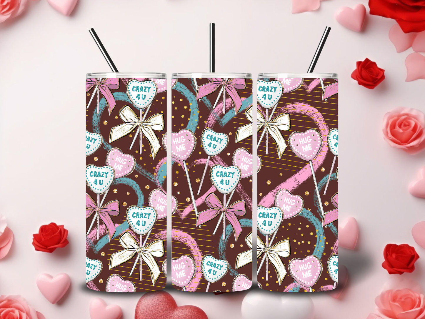 Cute Valentine Tumblers