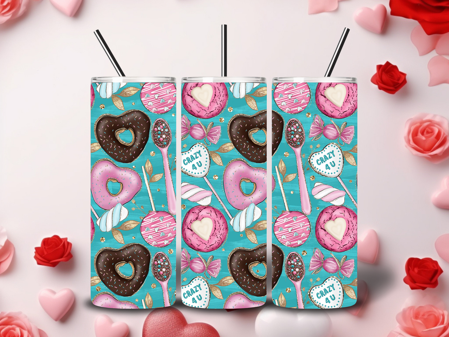 Cute Valentine Tumblers