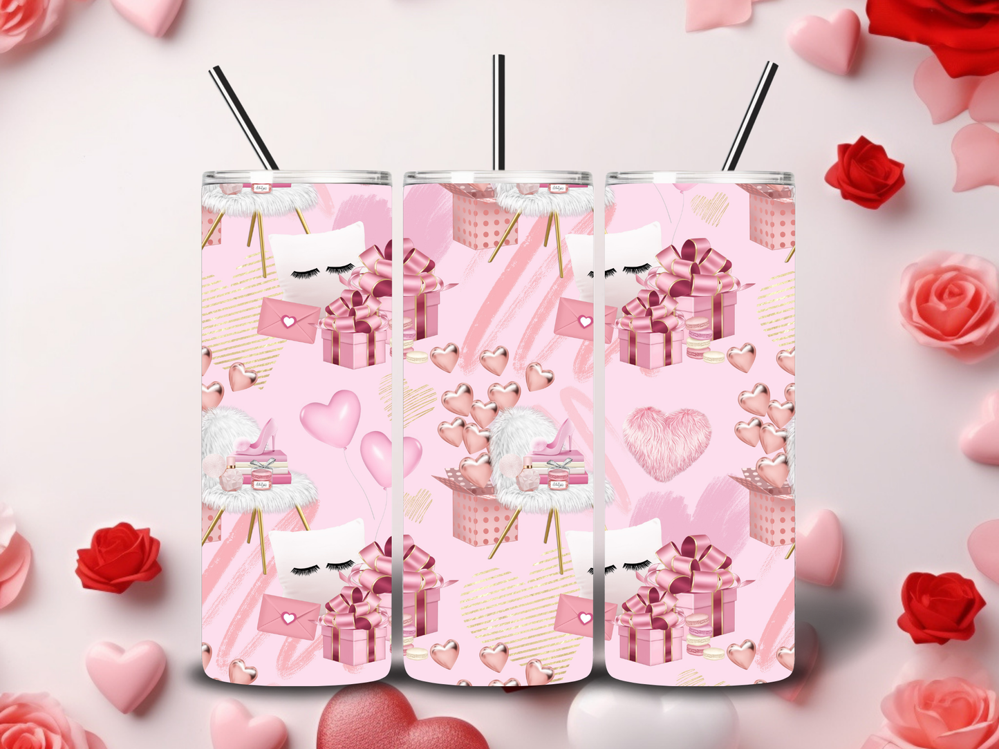 Cute Valentine Tumblers