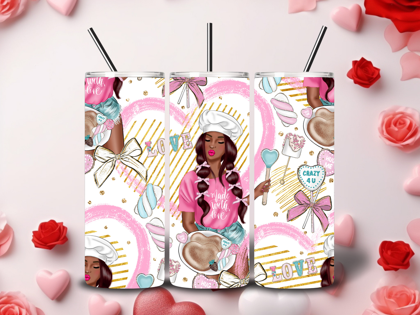 Cute Valentine Tumblers