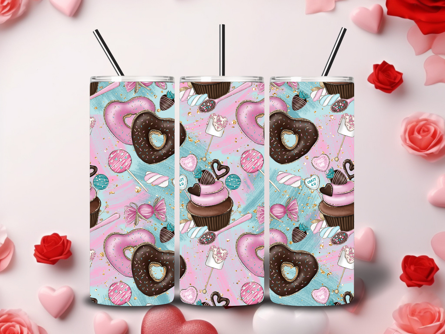 Cute Valentine Tumblers