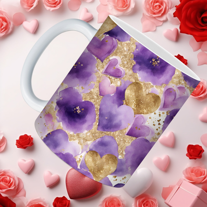 Violet Valentine Mugs