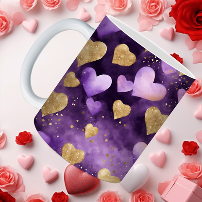 Violet Valentine Mugs