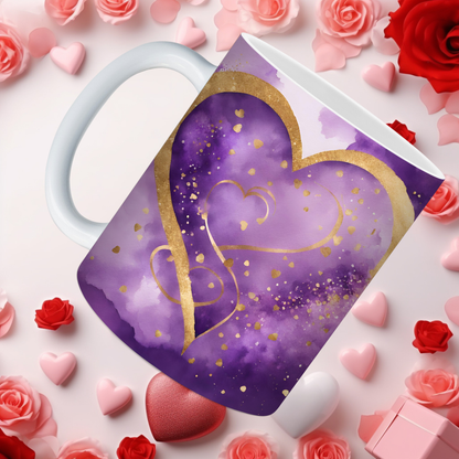 Violet Valentine Mugs