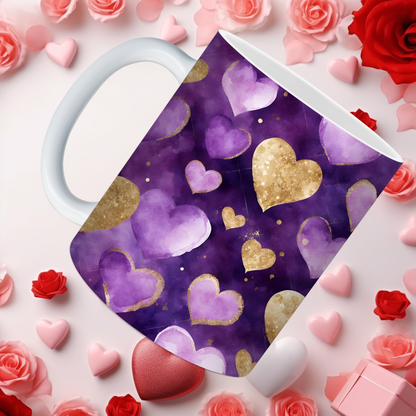 Violet Valentine Mugs