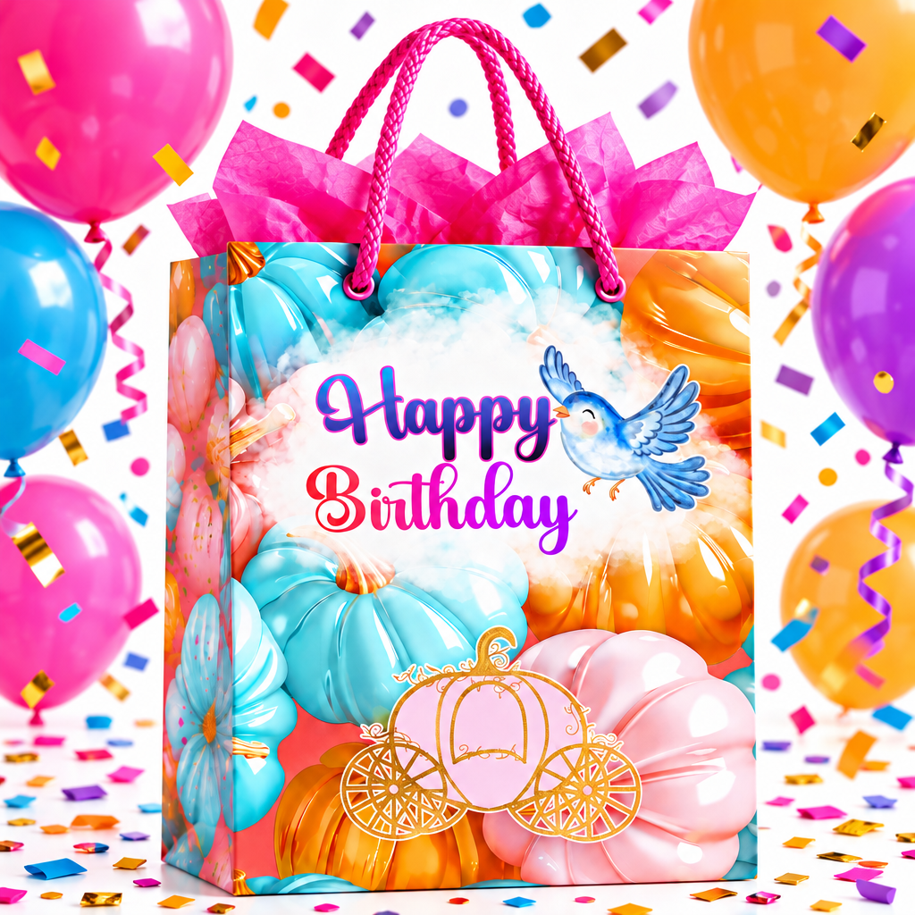 Whimsical Pumpkins Gift Bag