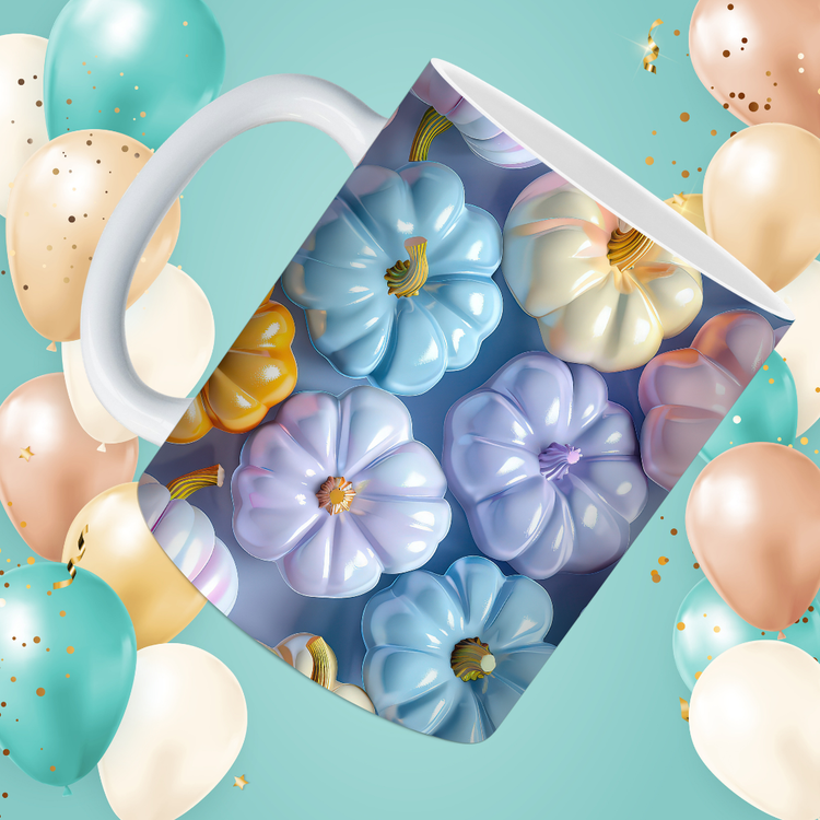 Whimsical Pumpkin Mugs