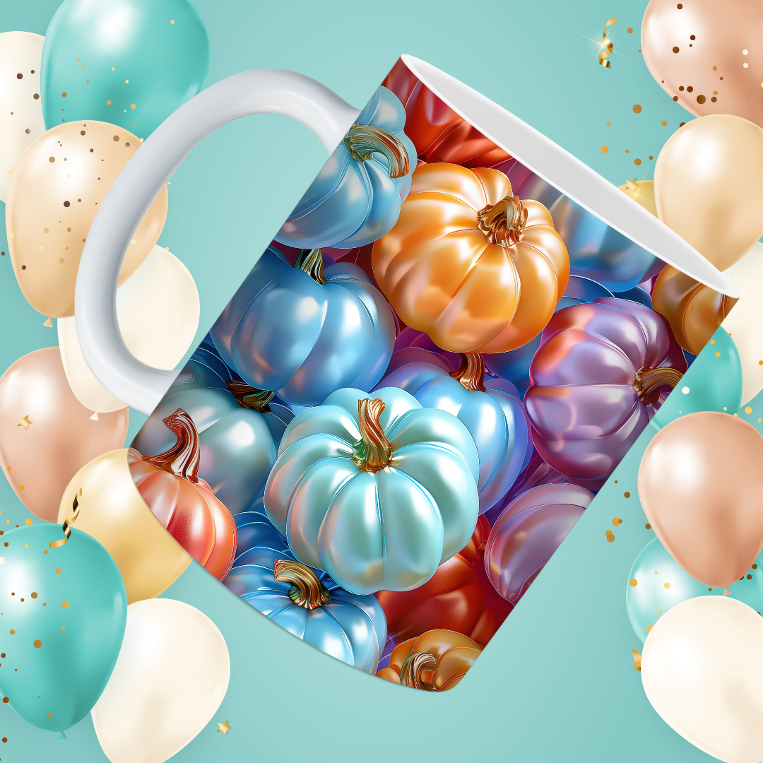 Whimsical Pumpkin Mugs
