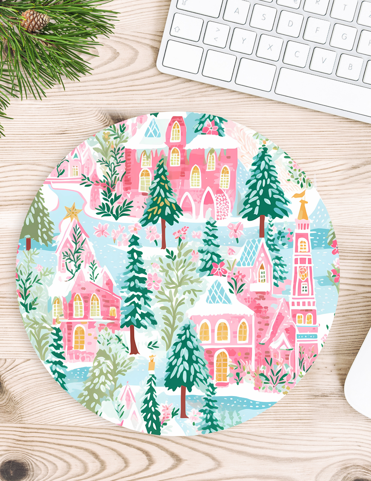 Whimsical Christmas Mousepads