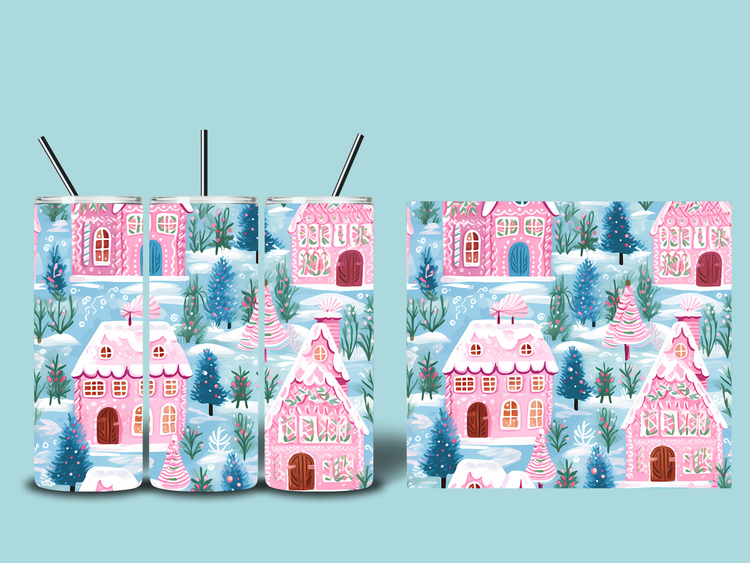 Whimsical Christmas Tumblers