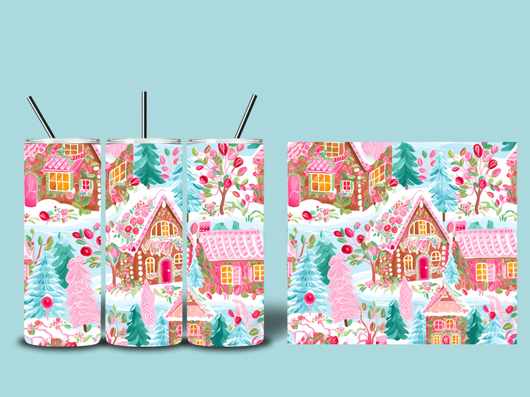 Whimsical Christmas Tumblers
