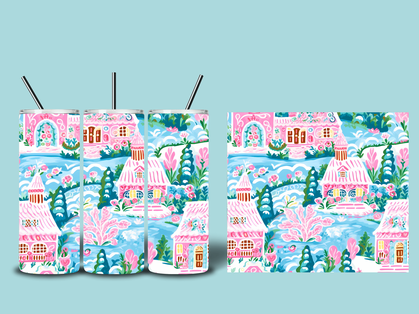 Whimsical Christmas Tumblers