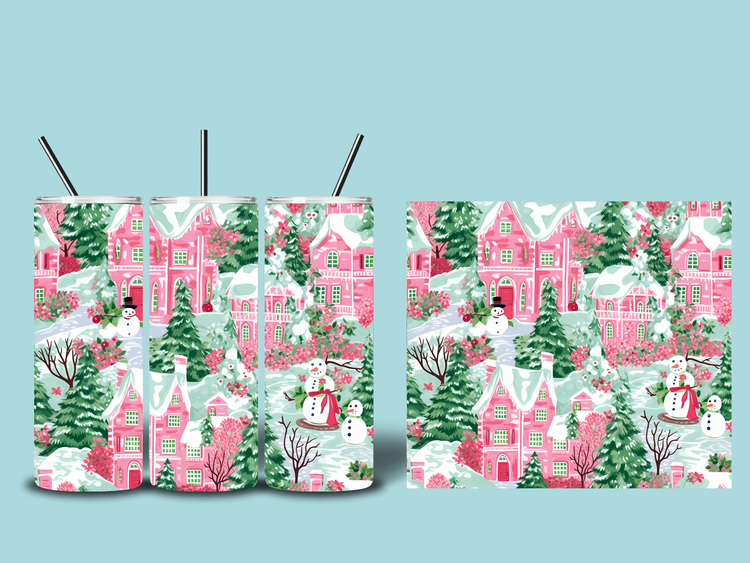 Whimsical Christmas Tumblers