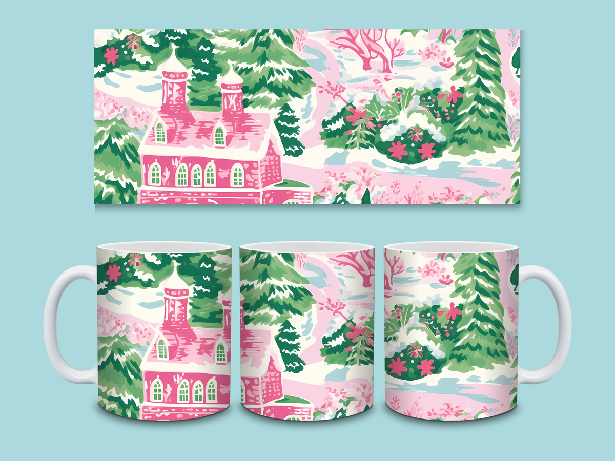 Whimsical Christmas Mugs