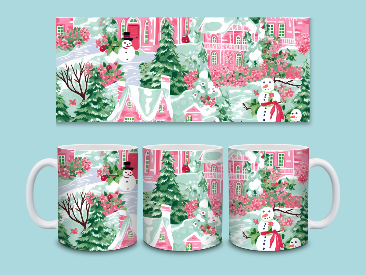 Whimsical Christmas Mugs