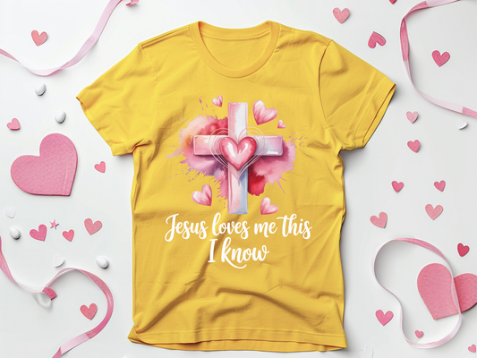 Jesus Cross Valentine T-Shirts